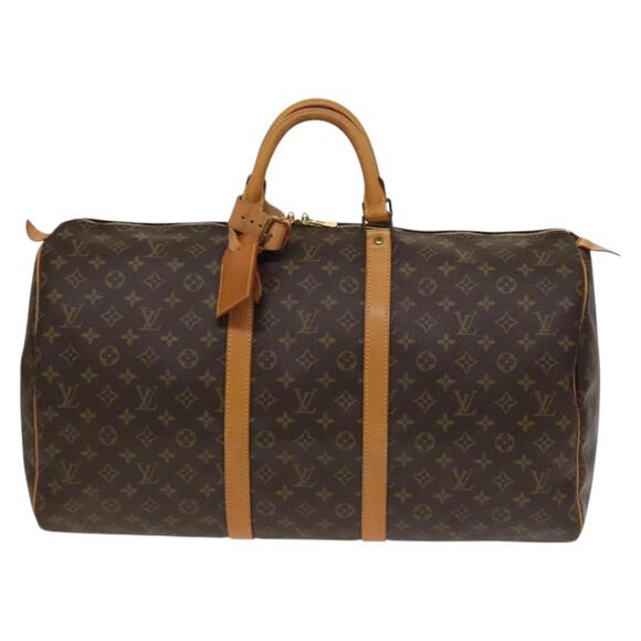 LOUIS VUITTON Monogram Keepall 55 Boston Bag M41424 - Picture 13 of 16